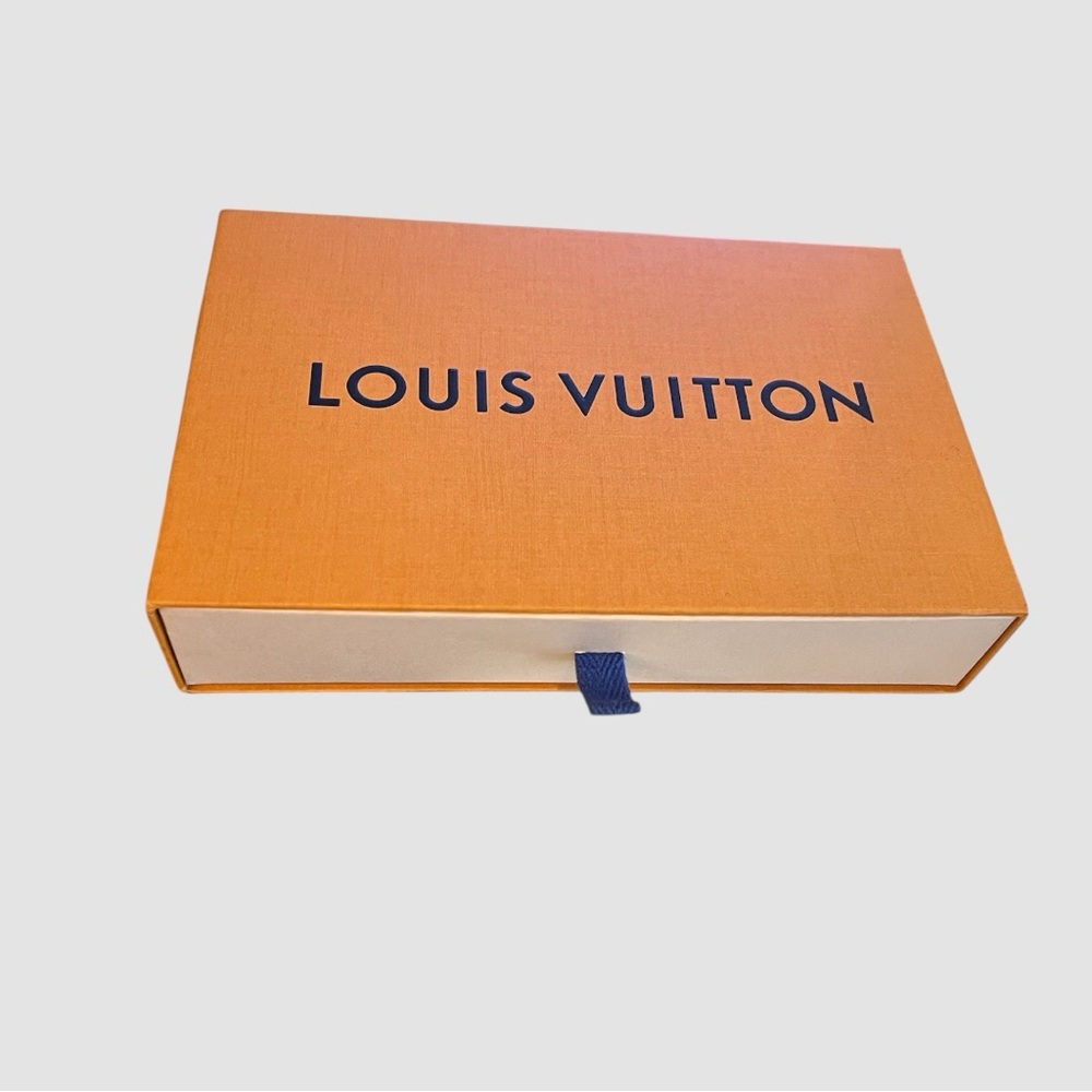 Louis Vuitton Orange Gift Box with Blue Tab